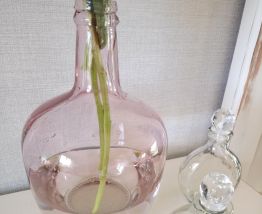 Bonbonne "Dame Jeanne" rose