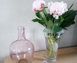 Bonbonne "Dame Jeanne" rose