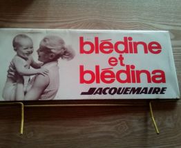 Plaque publicitaire Bledina 