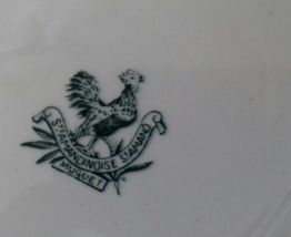 Plat de service St Amandinoise St Amand modèle Muguet