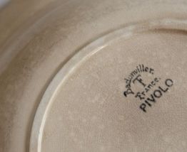 Plat de service Badonviller modèle Pivolo