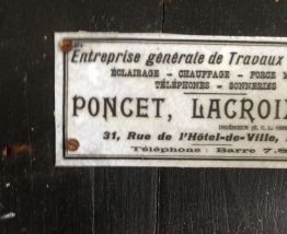 Tableau électrique vintage deco industrielle 