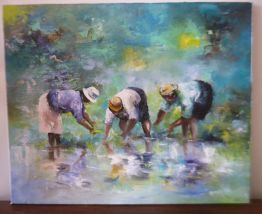 Huile sur toile  RAKATOMALALA 