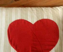 2 superbes coussins cartes à jouer coeur et pique