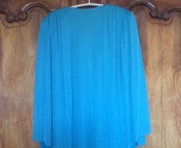 Robe de cérémonie bleue, convient du 48 au 54