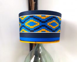 Dame Jeanne avec abat jour en wax