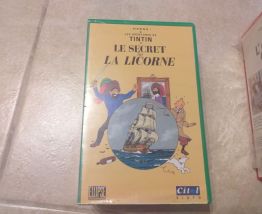 Lot de k7  anciennes tintin