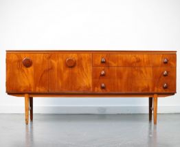 Enfilade en teck scandinave 1960's