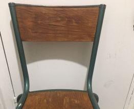 chaise écolier vintage 