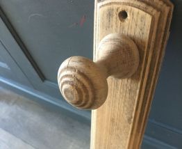 Porte manteaux en bois vintage 