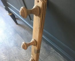 Porte manteaux en bois vintage 