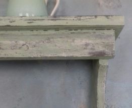 Etagère de cuisine couleur mint patinée