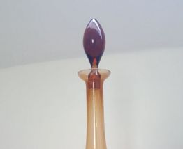 Carafe années 60 ambrée