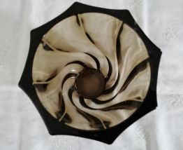 VASE EN VERRE FUME