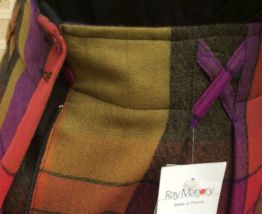 Jupe culotte short vintage tartan 