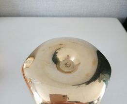 Bougeoir en laiton rat de cave 