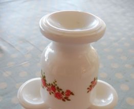 Ensemble de coquetiers Arcopales décor fines roses