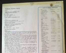 Mozart - Philharmonia Orchestra - 33 t