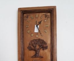 Horloge neuve pendule peinte main d'origine 