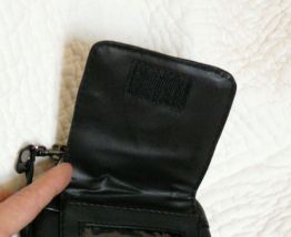 Mini sac  pochette cuir noir 
