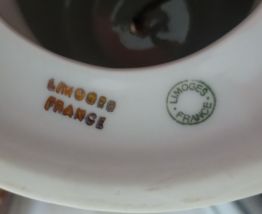 LAMPE EN PORCELAINE DE LIMOGES
