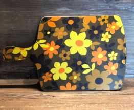 Planche à découper - Flower Power -Vintage