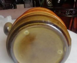 pot céramique vert dégradé marron