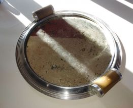 plateau de service miroir alu