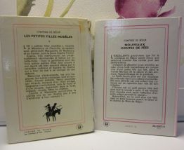 lot 2 bibliothèque rose Comtesse de Ségur 