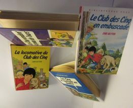 lot 4 bibliothèque rose "Club des Cinq" Enid Blyton