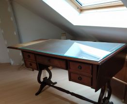 Bureau vintage 3 tiroirs style années 60-70