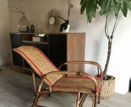 Fauteuil en rotin relax 