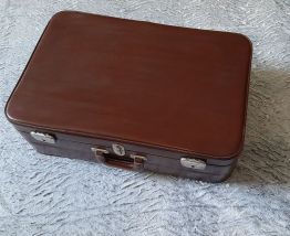 Valise vintage marron