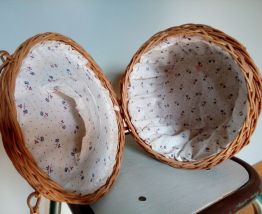 Panier à couture en osier 