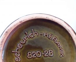 Pot couvert céramique 1970 vintage 