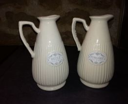 Huilier et vinaigrier vintage