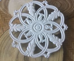 Dessus de plat fonte émaillée 