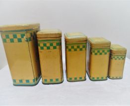 cinq  boites anciennes lustucru