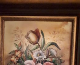 Cadre  émaux limoges