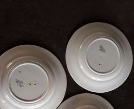 3 Assiettes parlantes Creil et Montereau 