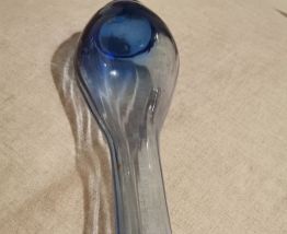 Soliflore ancien en verre soufflé 