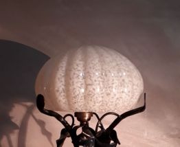 Ancienne lampe fer forgé  1930