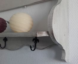 Porte manteaux vintage à crochets 