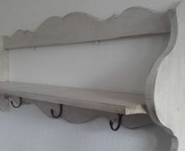 Porte manteaux vintage à crochets 