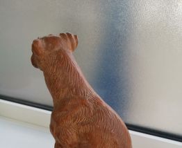 sculpture en terre cuite signée CLEM