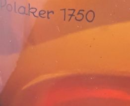 Carafe à wisky 1960 en verre ambré et son verre