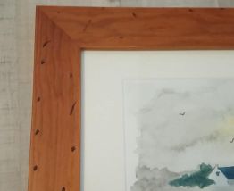 Cadre aquarelle "Un coin de Bretagne" 