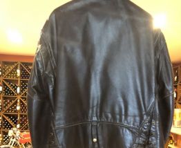 Perfecto Schott 1989 marron signé 