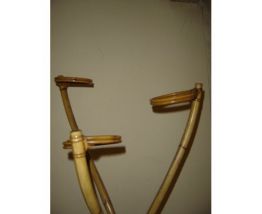 porte plante rotin tripode