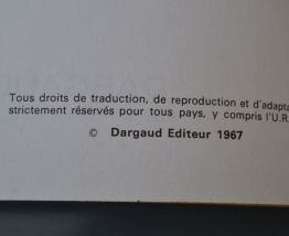 BD Barbe Rouge L'île de l'homme mort année 67